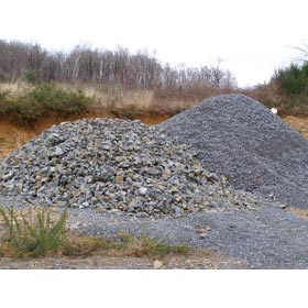 Ballast et gravillons