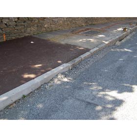 Bordures de trottoir modernes