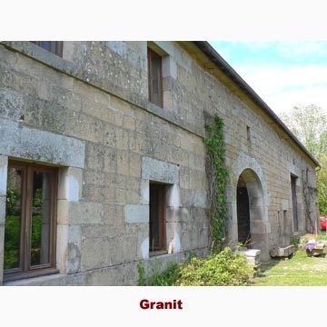 Minéralité du bâti : gneiss et terre