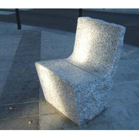 Eléments de pierre sciée (banc)