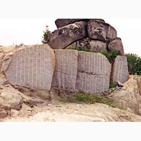 Exploitation de boules (par perforateur).