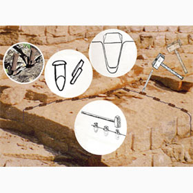 Mortaises dans la pierre