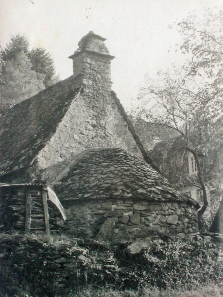 La pierre pour les murs et le toit
