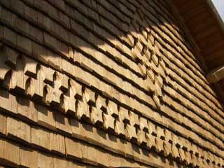 différentes formes de bardeau