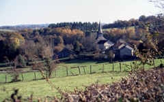 le bourg de Roziers St Georges
