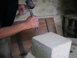 Equarrisage de la pierre