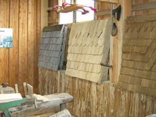 bardeaux de châtaignier