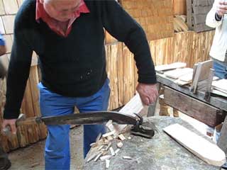 façonnage du bardeau